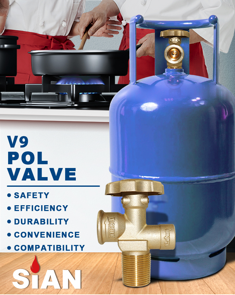 Sian V9S4 LPG Cilindro Pol V&aacute;lvulas (1)