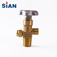 Melhor Venda China Cilindro de Gás Industrial Co2 Cilindro QF-2A8 Válvula Tipo Axial Bronze Marca SiAN